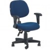 Cadeiras para escritório secretária executiva giratória com back system e braços