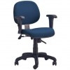 Cadeiras para escritório secretária executiva giratória back system relax e braços