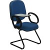 Cadeiras para escritório diretor com prancheta escamoteável base skin
