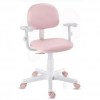 Cadeira digitador Kids Color courino rosa bebê